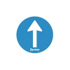 Tarifold autocollant d'avertissement unidirectionnel (10 pièces)