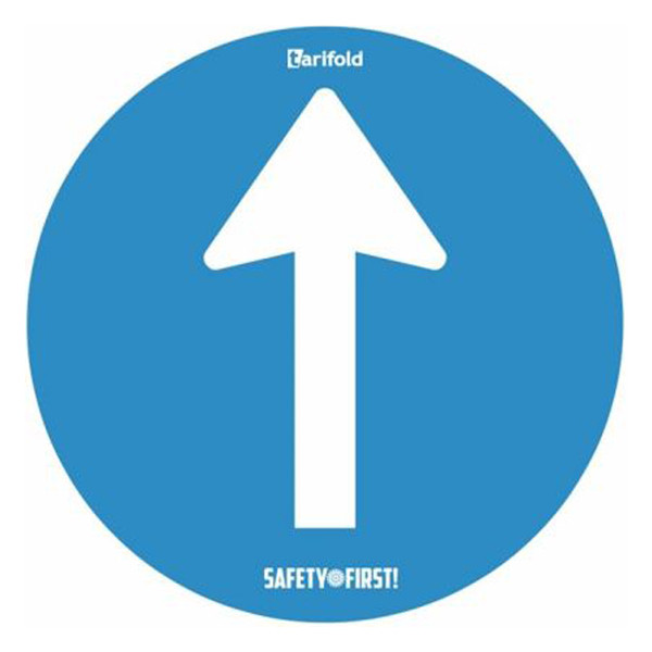 Tarifold pictogramme de sécurité au sol unidirectionnel (Ø 500 mm) 7999837 405075 - 1