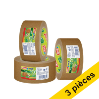 Tesa Eco Forte Adhérence ruban d'emballage papier marron 50 mm x 50 m (3 rouleaux)