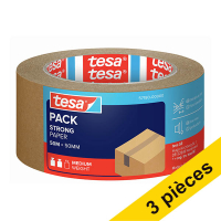 Tesa Eco Forte Adhérence ruban d'emballage papier marron 50 mm x 50 m (3 rouleaux) 203304
