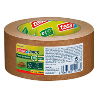 Tesa Eco Paper Standard ruban d'emballage 50 mm x 50 m (1 rouleau) - marron 58291-00000-00 203301