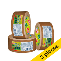 Tesa Eco Paper Standard ruban d'emballage 50 mm x 50 m (3 rouleaux) - marron