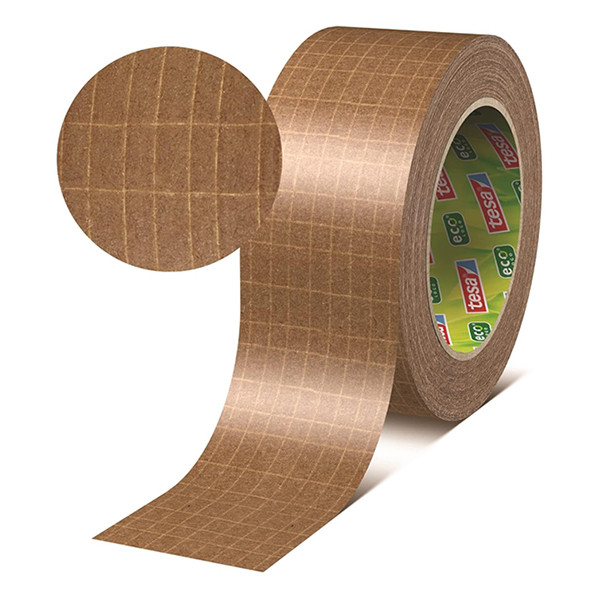 Tesa Eco Ultra Strong ruban d'emballage papier 50 mm x 25 m (1 rouleau) - marron 203382 - 2