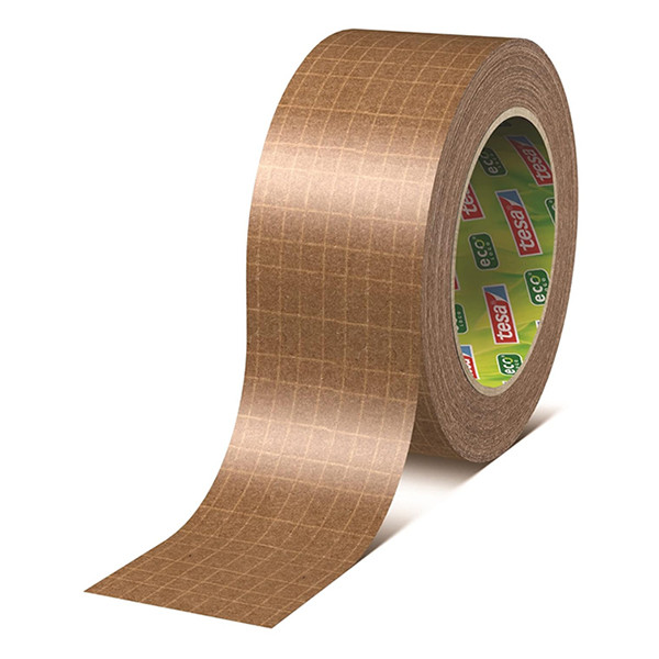 Tesa Eco Ultra Strong ruban d'emballage papier 50 mm x 25 m (1 rouleau) - marron 203382 - 4