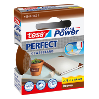 Tesa Extra Power Perfect ruban adhésif textile 19 mm x 2,75 m - marron 56341-00034-03 202374