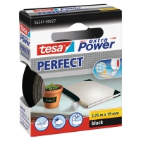 Tesa Extra Power Perfect ruban adhésif textile 19 mm x 2,75 m - noir 56341-00027-03 202272