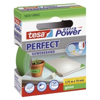 Tesa Extra Power Perfect ruban adhésif textile 19 mm x 2,75 m - vert 56341-00032-03 202277