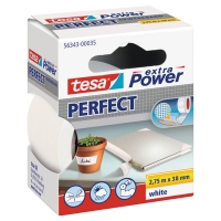 Tesa Extra Power Perfect ruban adhésif textile 38 mm x 2,75 m - blanc 202280