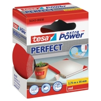 Tesa Extra Power Perfect ruban adhésif textile 38 mm x 2,75 m - rouge 56343-00038-03 202283