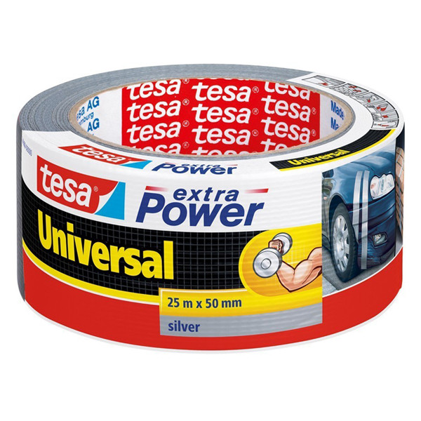 Tesa Extra Power Universal ruban adhésif 50 mm x 25 m (1 rouleau) - gris 56388-00000-12 202380 - 1