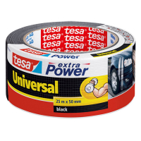 Tesa Extra Power Universal ruban adhésif 50 mm x 25 m (1 rouleau) - noir 56388-00001-07 202381
