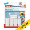 Offre: 3x Tesa Powerstrips pour câbles (5 pièces) - blanc 203354 - 1