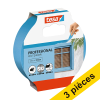 Offre : 3x Tesa Professional Outdoor ruban de masquage 25 mm x 25 m