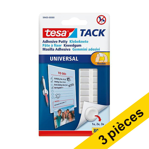 Offre : 3x Tesa Tack pastilles adhésives (80 pièces) 203372 - 1