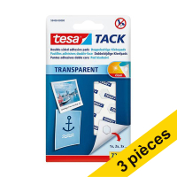 Offre : 3x Tesa Tack pastilles adhésives transparentes (72 pièces)