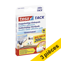 Offre : 3x Tesa pastilles adhésives transparentes (200 pièces)