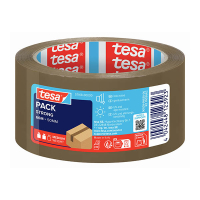 Tesa Pack Strong ruban d'emballage 50 mm x 66 m (1 rouleau) - marron 202331