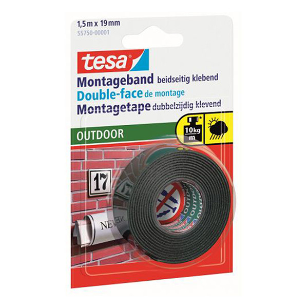 Tesa Powerbond Outdoor ruban adhésif double face 19 mm x 1,5 m 55750-00001-03 203365 - 2