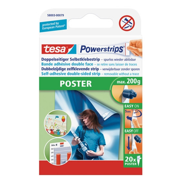 Tesa Powerstrips poster (20 pièces) 202267 - 1
