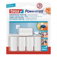 Tesa Powerstrips pour câbles (5 pièces) - blanc 58035-00016-20 58035-16 202352