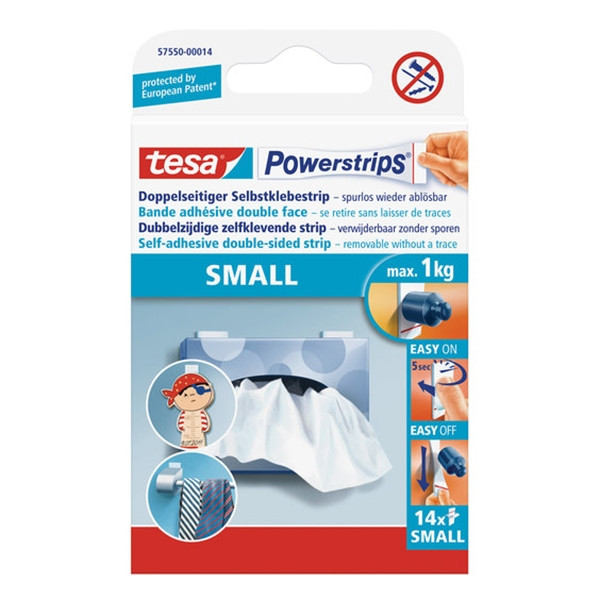 Tesa Powerstrips small (14 pièces) 57550 57550-00014-01 57550-00014-21 202265 - 1