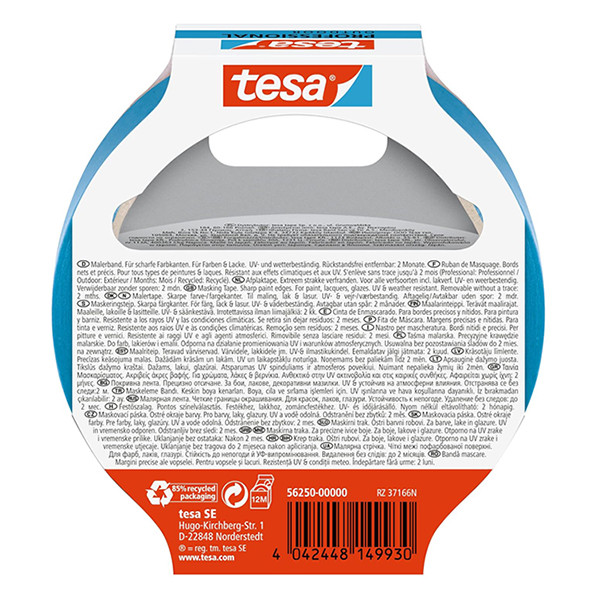 Tesa Professional Outdoor ruban de masquage 25 mm x 25 m 56250-00000-03 203379 - 2