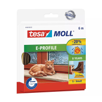 Tesa TesaMoll Classic E-profile joint d'isolation 6 m x 9 mm - marron 05463-00121-00 203307