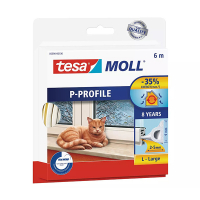 Tesa TesaMoll Classic P-profile joint d'isolation 6 m x 9 mm - blanc 05390-00100-00 203310