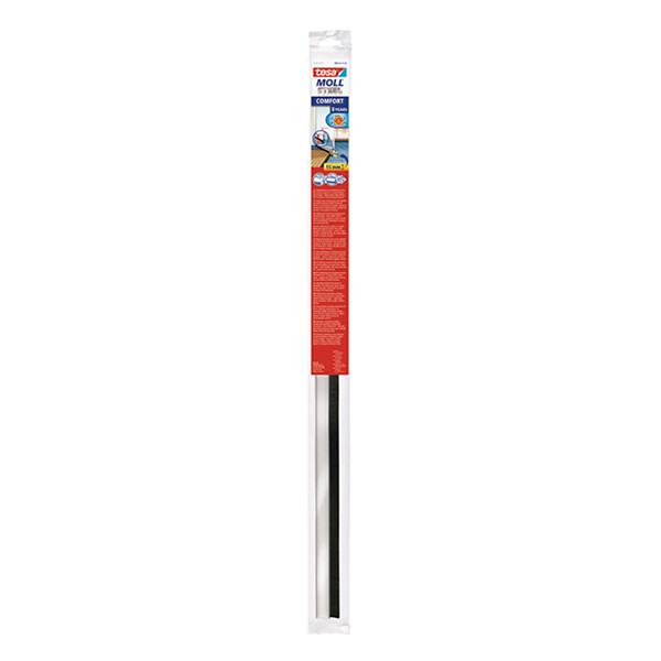 Tesa TesaMoll Comfort isolation bas de porte 40 mm x 1 m - inox 203325 - 2