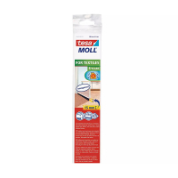 Tesa TesaMoll For Textiles bas de porte transparent 43 mm x 1 m 203328
