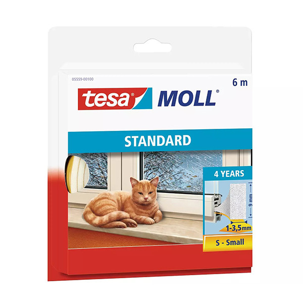 Tesa TesaMoll Standard I-profile joint d'isolation 9 mm x 6 m - blanc 05559-00100-00 203314 - 1