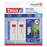 Tesa clous adhésifs ajustables pour carrelage et métal 3 kg (2 clous) 77764-00000-00 202298
