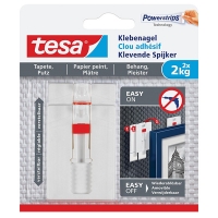 Tesa clous adhésifs ajustables pour surfaces sensibles 2 kg (2 pièces) 77777-00000-01 202304