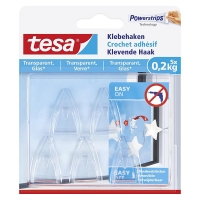 Tesa crochets adhésifs 0,2 kg (5 pièces) 202326