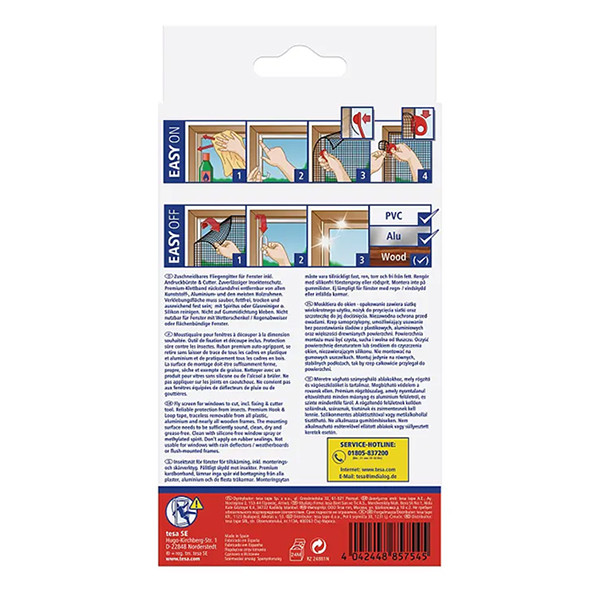 Tesa moustiquaire Insect Stop confort (130 x 130 cm) - blanc STE00007 - 2