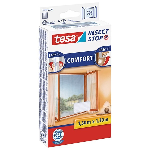 Tesa moustiquaire Insect Stop confort (130 x 130 cm) - blanc 55396-00020-00 STE00007 - 1