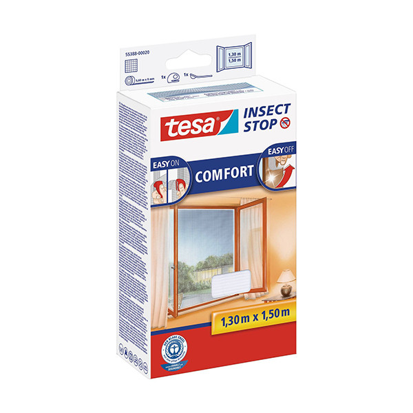 Tesa moustiquaire Insect Stop confort pour fenêtres de toit (120 x 140 cm, blanc) 203361 - 1