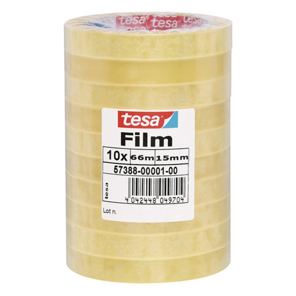 Tesa ruban adhésif 15 mm x 66 m (10 rouleaux) 57388-00001-00 57388-00001-01 202294 - 1