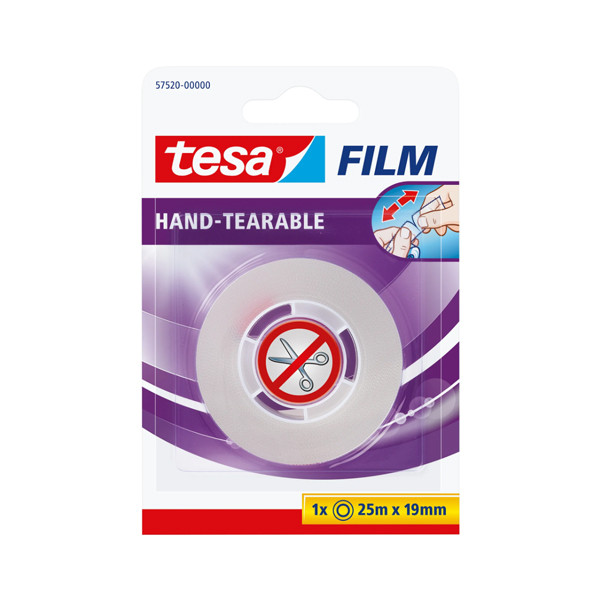 Tesa ruban adhésif déchirable 19 mm x 25 m 202370 - 1