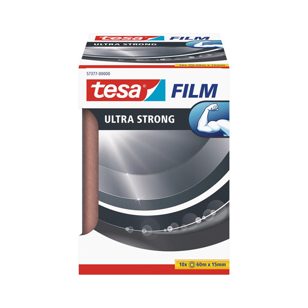 Tesa ruban adhésif extra fort 15 mm x 60 m (10 rouleaux) 57377-00000-02 202372 - 1