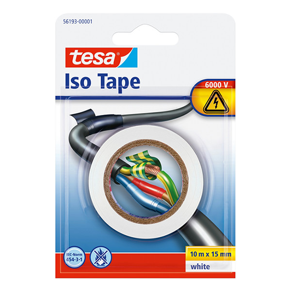 Tesa ruban adhésif isolant 15 mm x 10 m - blanc 56193-00000-23 203389 - 1