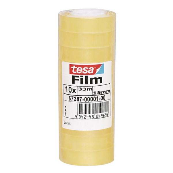 Tesa ruban adhésif standard 15 mm x 33 m (10 rouleaux) 57387-00001-00 57387-00001-01 202293 - 1