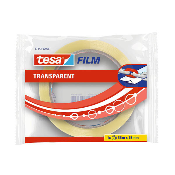 Tesa ruban adhésif transparent 15 mm x 66 m 202423 - 1