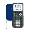 Pack avantageux : Texas Instruments TI-84 EVO-T calculatrice graphique + étui bleu 206056 - 1