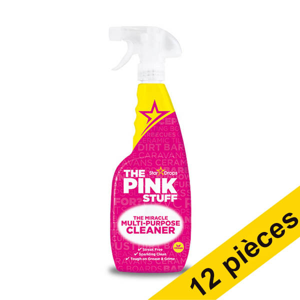 The Pink Stuff Offre : 12x The Pink Stuff spray nettoyant multi-usages (750 ml)  SPI00048 - 1