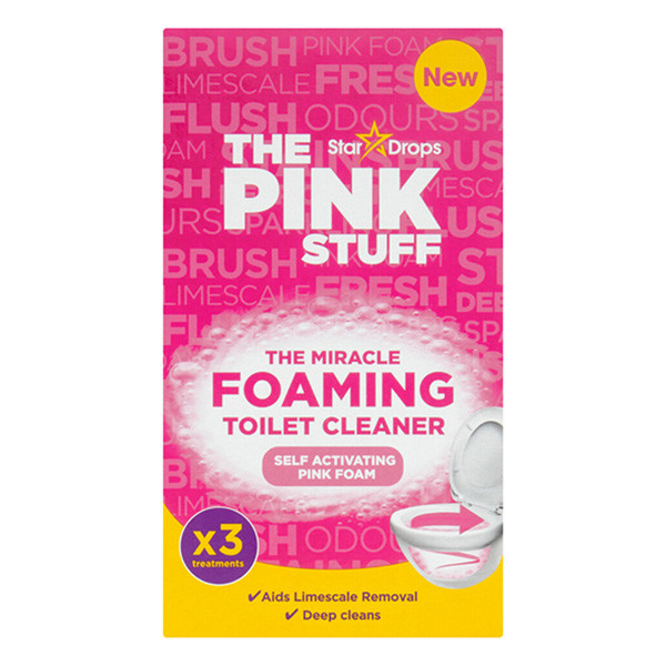 The Pink Stuff poudre de toilette moussante miracle (3 x 100 grammes)  SPI00023 - 1