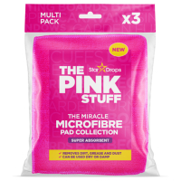 The Pink Stuff tampons de nettoyage absorbants en microfibre (3 pièces) - rose  SPI00063