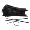 Tiewrap attache-câbles refermable - 200 x 4,8 mm (100 pièces) - noir 990.495 399547 - 2