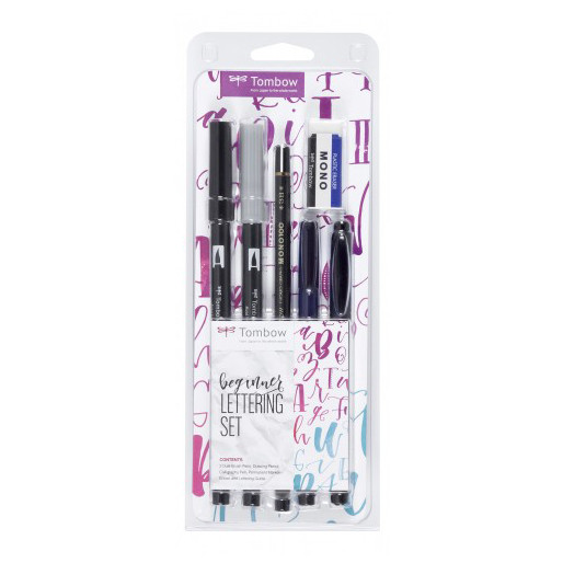 Tombow set de lettrage manuel pour débutants LS-BEG 241526 - 1