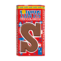 Tony's Chocolonely Lettre S en chocolat au lait 90 g 137257